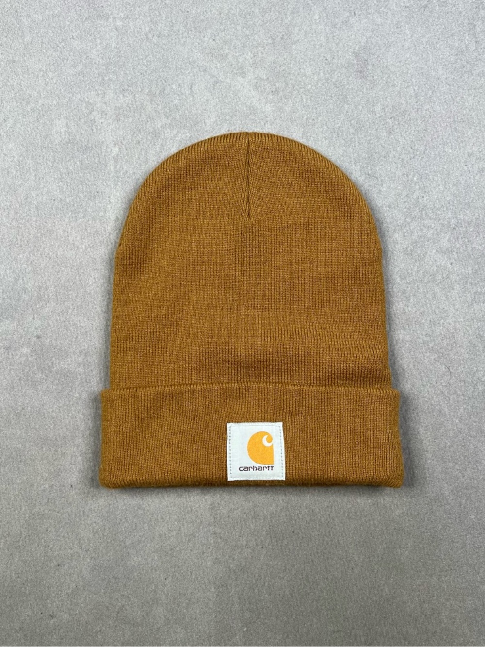 Carhartt Knit Cuffed Beanie in Warm Brown